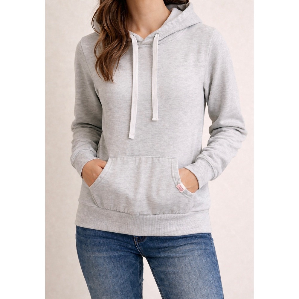 Cali Love Heritage Pacific Merchants Gray Pullover Hoodie Sweatshirt Small